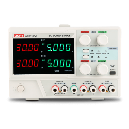 UTP3305-II DC laboratory power supply, linear, 3 channel, 32V, 5A