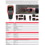 UT343D Coating Thickness Gauge, Digital, Quick Test Function