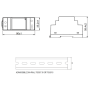 PCE30-24-1-DIN-S DIN Rail Power Supply, Slim, 24W, 24V, 1A