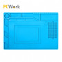 PCW10B soldering mat 390x270mm, magnetic, heat resistant silicone