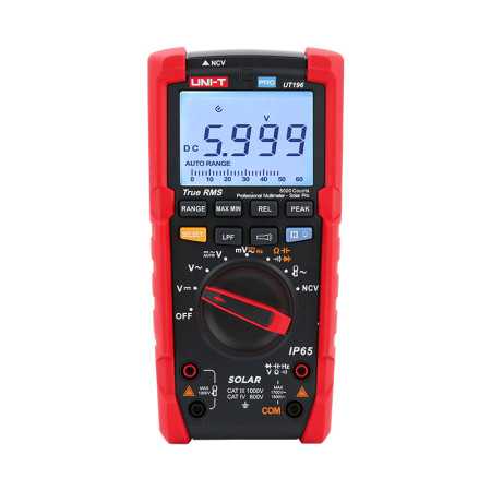 UT196 Solar Multimeter, Multimeter for Solar Applications