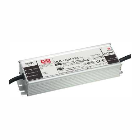 HLG-120H-48AB LED driver, IP65 120W, 48V, 2.5A CV+CC dimmable, MEAN WELL