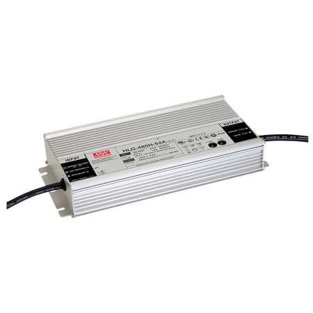 HLG-480H-48A LED driver, IP65 480W, 48V, 10A CV+CC, MEAN WELL