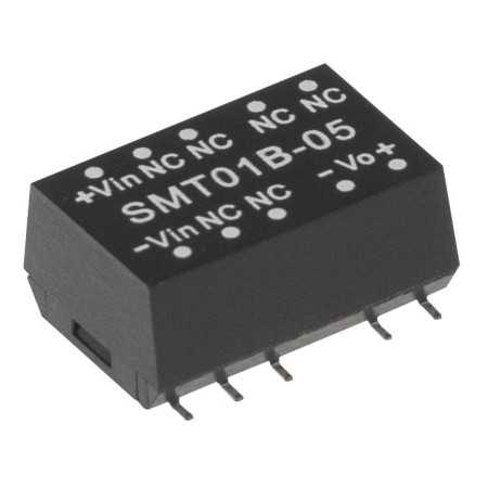 SMT01B-05 DC/DC Converter 24:5V 200mA 1W, MEAN WELL