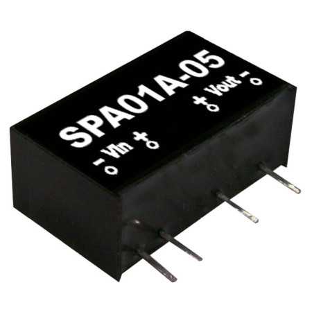 SPA01B-15 DC/DC Converter 18-36:15V 67mA 1W, MEAN WELL