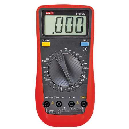 UT151C Multimeter, digital, 30 measurement ranges