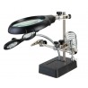 ZD-126-3 helping hand, magnifier, LED light, soldering iron holder