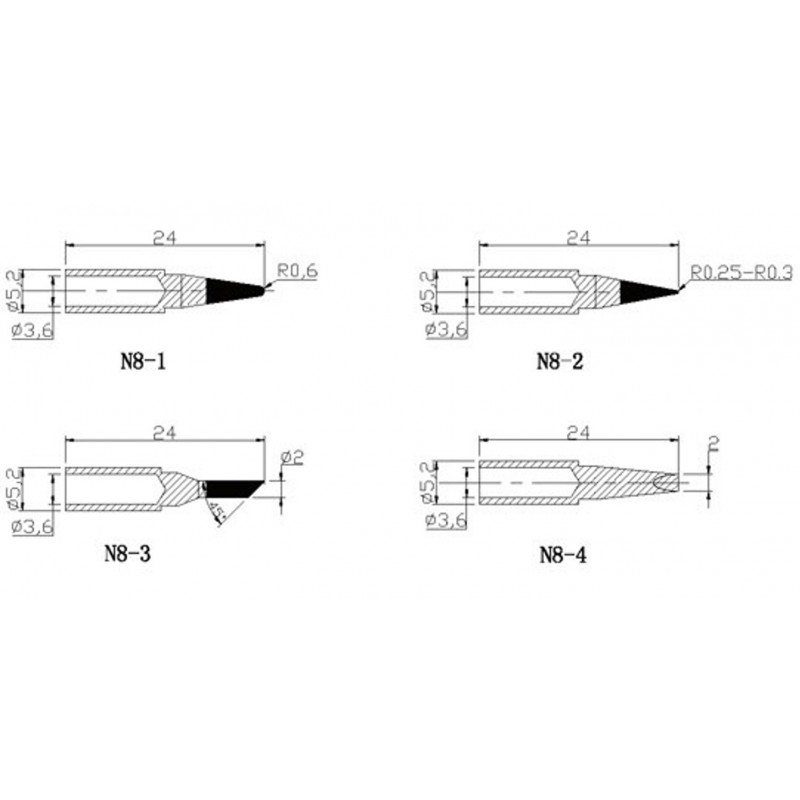 79-1810 N8-1 Spare tip for ZD-8950