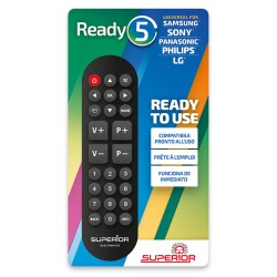 SUPERIOR Ready5 â Universal Remote Control For LG, Samsung, Sony, Philips & Panasonic (SUPTRB014)