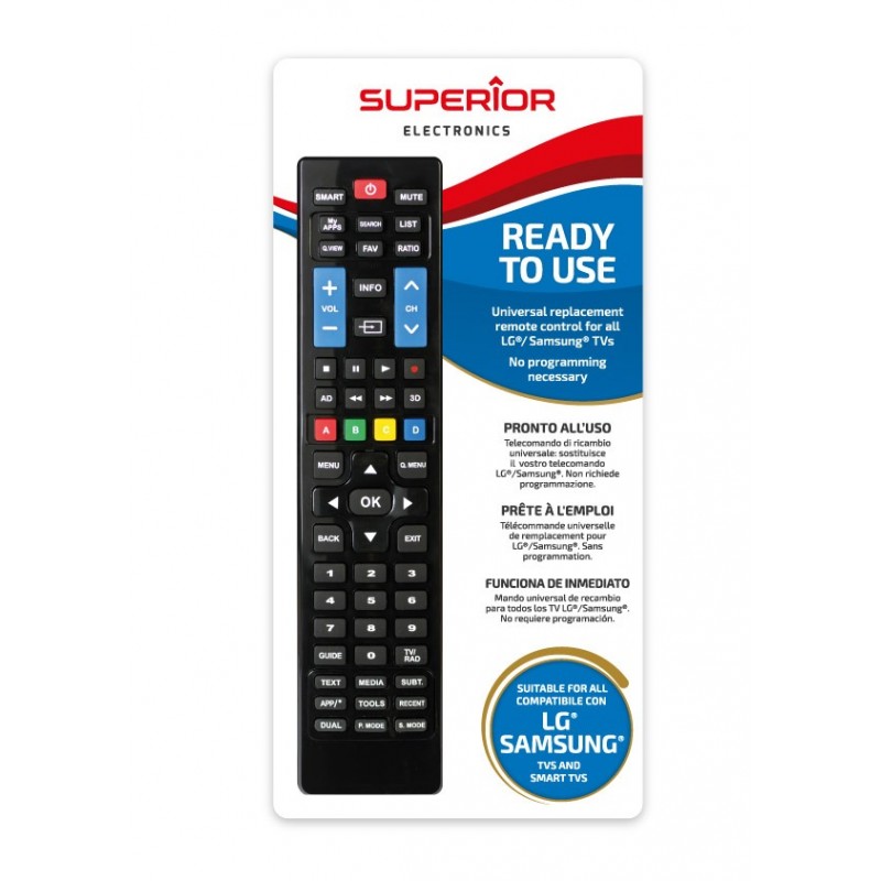 SUPERIOR LG & Samsung Smart TV â Replacement Remote Control (SUPTRB002 / SUP032)