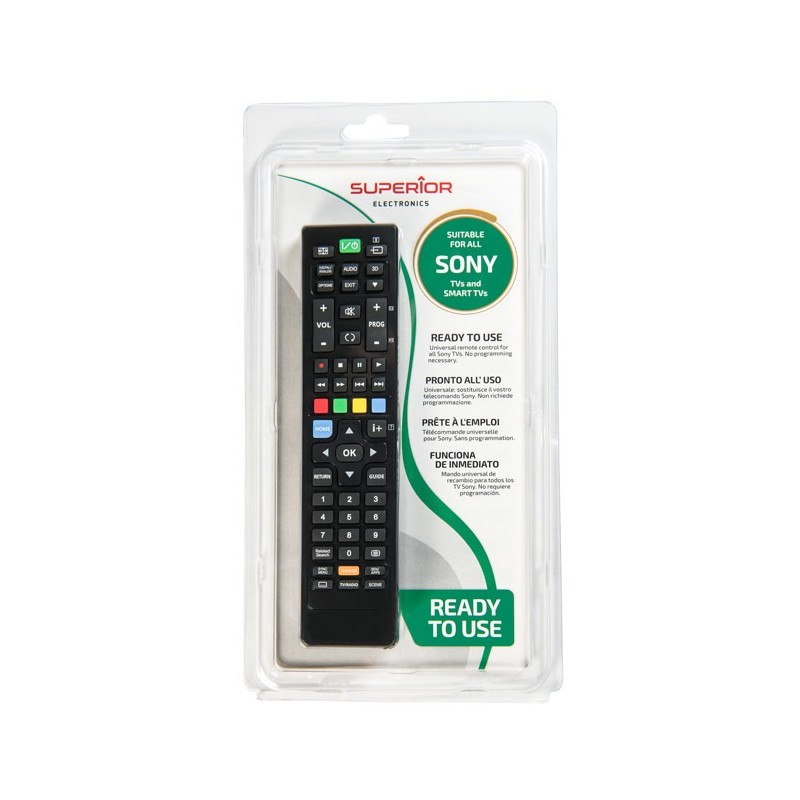 SUPERIOR Sony Smart TV â Replacement Remote Control (SUPTRB005 / SUP033)