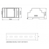 PCE60-12-4,5-DIN-S DIN Rail Power Supply； Slim； 54W； 12V； 4,5A