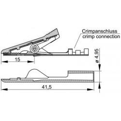 MA 1 Crimp gelb / yellow