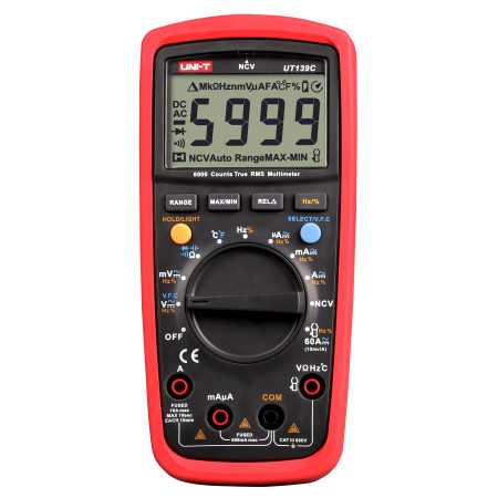 UT139C Digital Multimeter True RMS, 6000 Counts